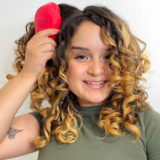 Tangle Teezer Thick & Curly Salsa Red spazzola - per capelli spessi, ricci e afro