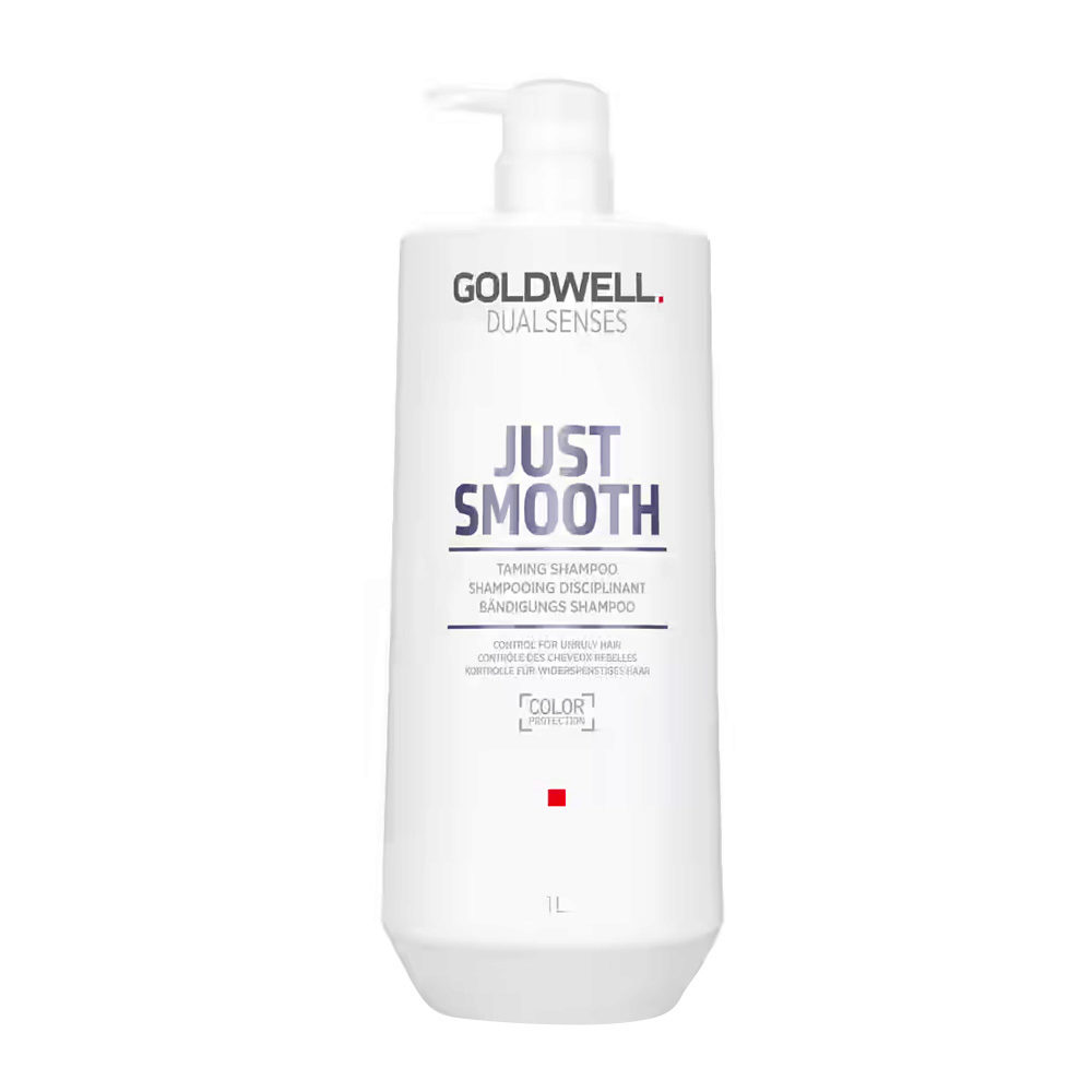 Goldwell Dualsenses Just Smooth Taming Shampoo 1000ml - shampoo disciplinante per capelli indisciplinati e crespi
