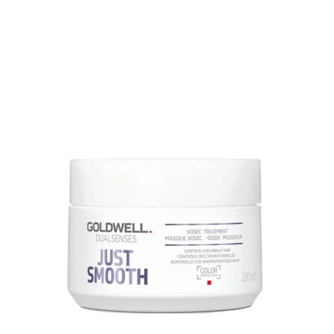 Goldwell Dualsenses Just Smooth 60Sec Treatment 200ml - trattamento per capelli indisciplinati e crespi