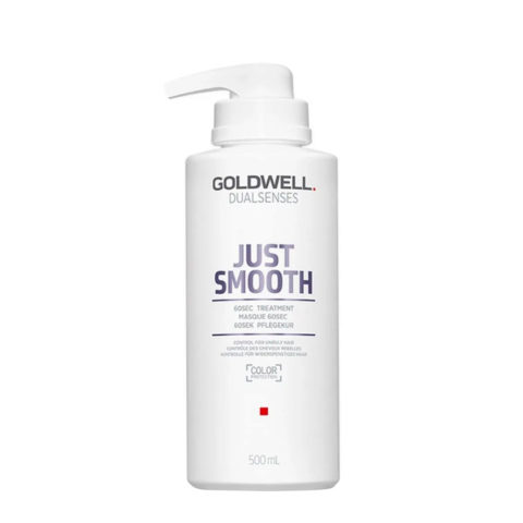 Goldwell Dualsenses Just Smooth 60Sec Treatment 500ml - trattamento per capelli indisciplinati e crespi