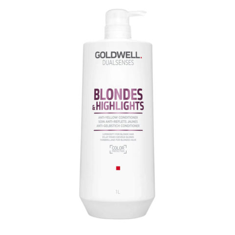 Dualsenses Blonde & Highlights Anti-Yellow Conditioner 1000ml - balsamo antigiallo per capelli colorati