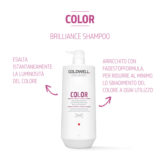 Goldwell Dualsenses Color Brilliance Shampoo1000ml - shampoo illuminante per capelli fini o medi