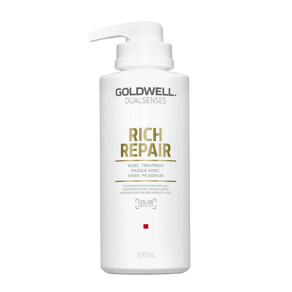 Goldwell Dualsenses Rich Repair Restoring 60Sec Treatment 500ml - trattamento per capelli secchi o danneggiati