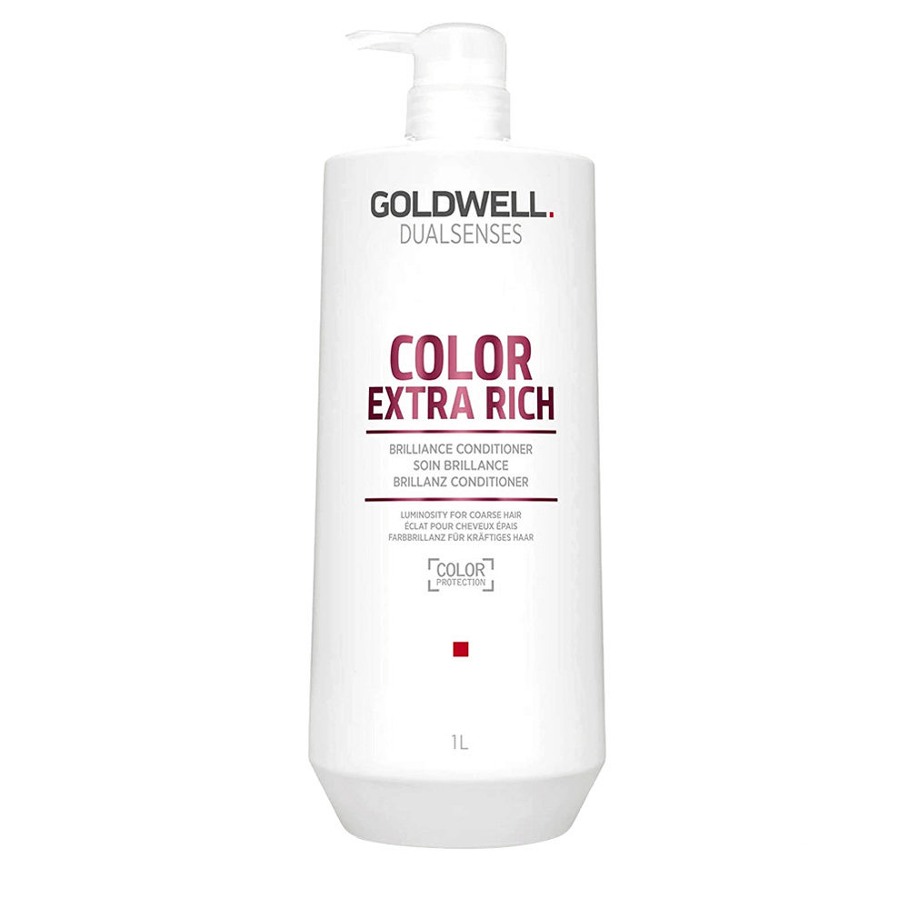 Goldwell Dualsenses Color Extra Rich Brilliance Conditioner 1000ml - balsamo illuminante per capelli grossi