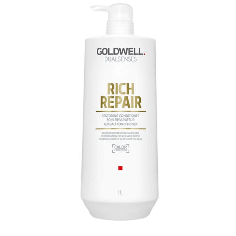 Goldwell Dualsenses Rich Repair Restoring Conditioner 1000ml - balsamo per capelli secchi o danneggiati