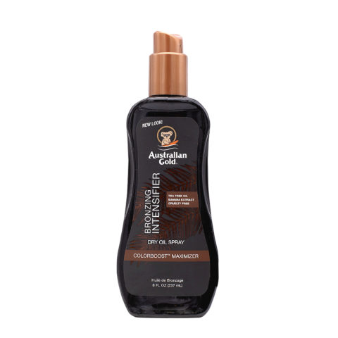 Australian Gold Bronzing Intensifier  Dry Oil Spray 237ml - cosmetico solare anti-age