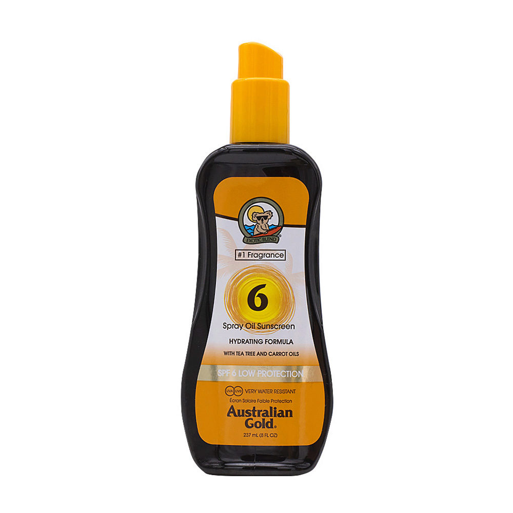 Australian Gold SPF6 Spray Oil Sunscrreen 237ml - olio spray protezione solare