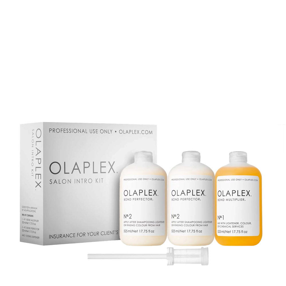 Olaplex Salon Intro Kit  N° 1 525ml 2x N° 2 525ml - trio set ristrutturante professionale