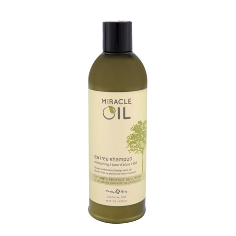 Earthly Body Miracle Oil Tea Tree Shampoo 473ml - shampoo naturale cute sensibile