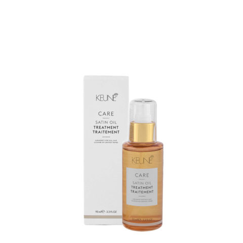 Care Line Satin Oil Treatment 95ml - olio illuminante per capelli spenti