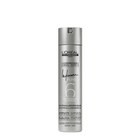 L'Oreal Hairspray Infinium Pure Soft 300ml - lacca tenuta leggera