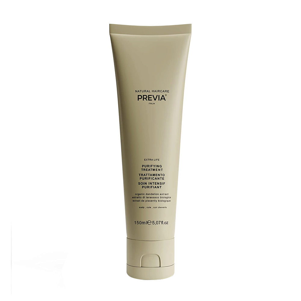 Previa Green Clay Purifying Treatment 150ml - argilla purificante cute