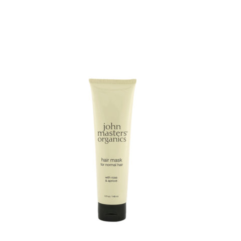 John Masters Organics Hair Mask For Normal Hair With Rose & Apricot 148ml - maschera per capelli normali
