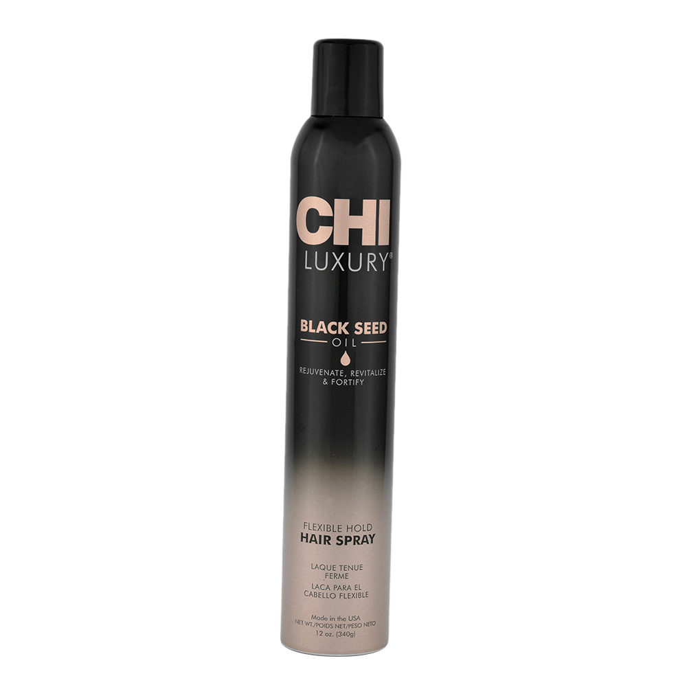 CHI Luxury Black seed oil Flexible hold Hair spray 340gr - lacca tenuta flessibile