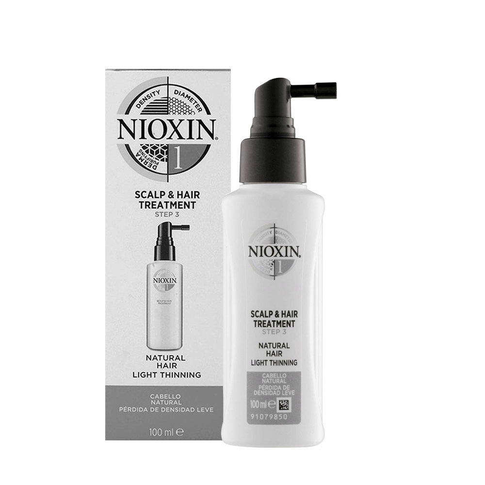 Nioxin Sistema 1 Scalp & Hair Treatment 100ml - spray capelli naturali diradati