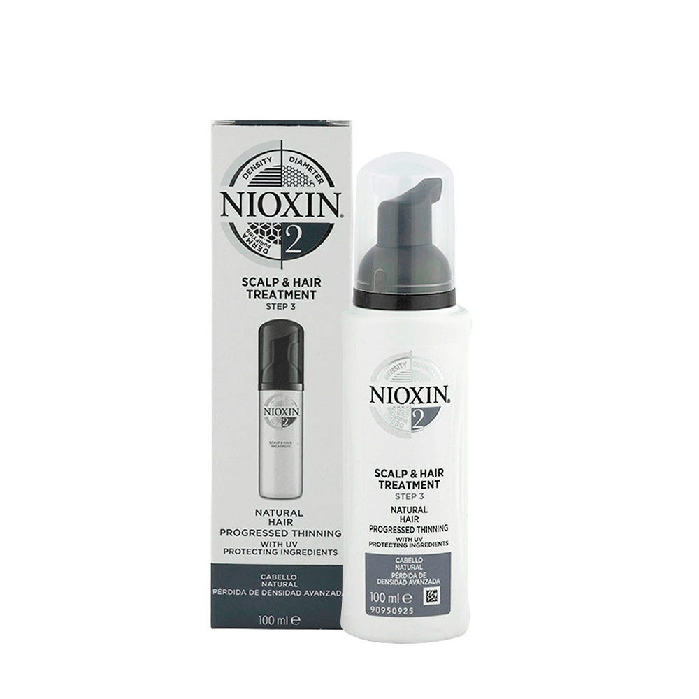 Nioxin Sistema 2 Scalp & Hair Treatment 100ml - spray capelli naturali diradati