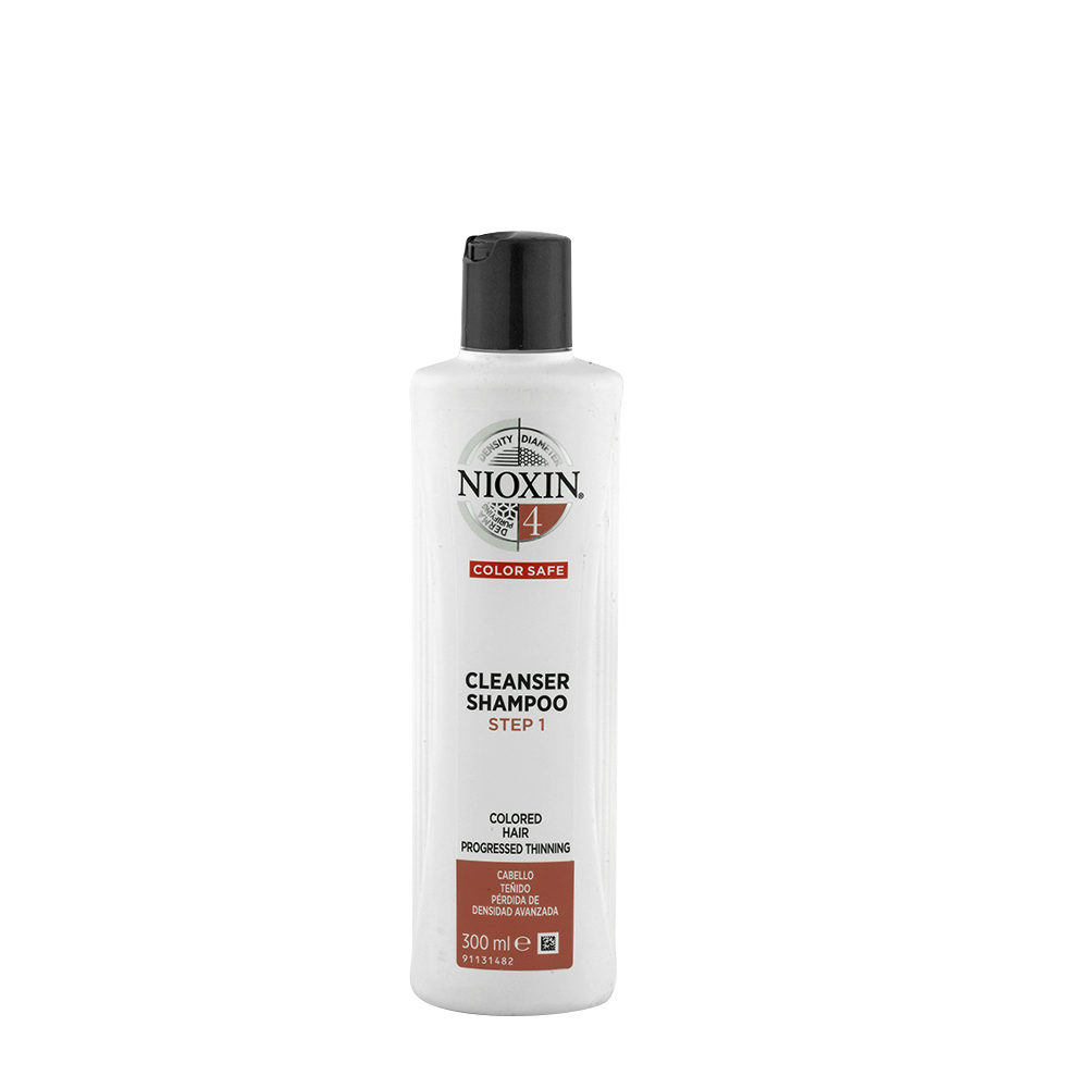 Nioxin Sistema4 Cleanser Shampoo 300ml - shampoo capelli colorati e radi