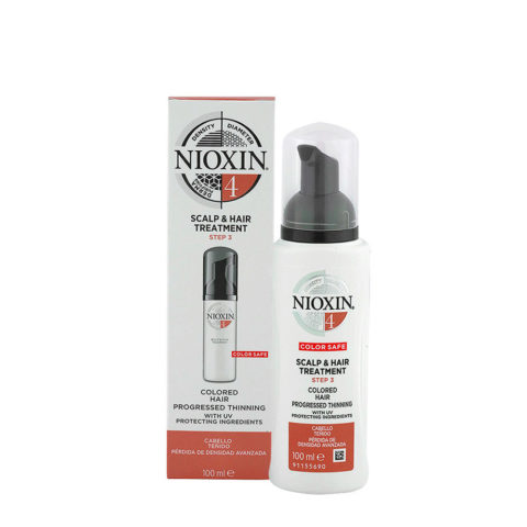 Nioxin Sistema 4 Scalp & Hair Treatment 100ml - spray capelli colorati e radi