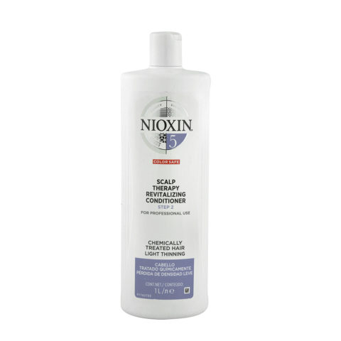 Nioxin Sistema5 Scalp Therapy Revitalizing Conditioner 1000ml - balsamo capelli trattati chimicamente e diradati