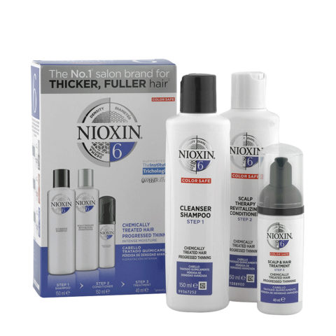 Nioxin Sistema6 Kit Anticaduta 150ml +150ml + 40 ml