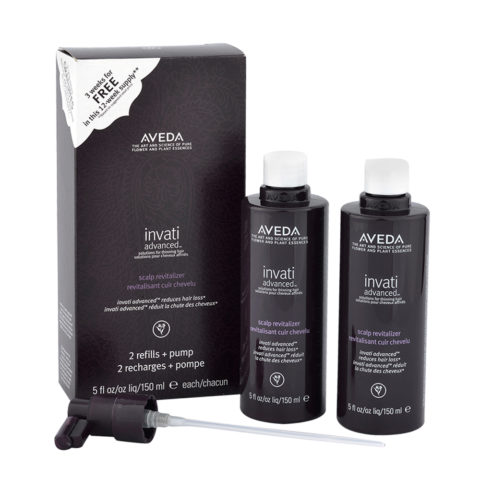 Invati advanced Scalp revitalizer 2x150ml - kit trattamento rinforzante per capelli fini