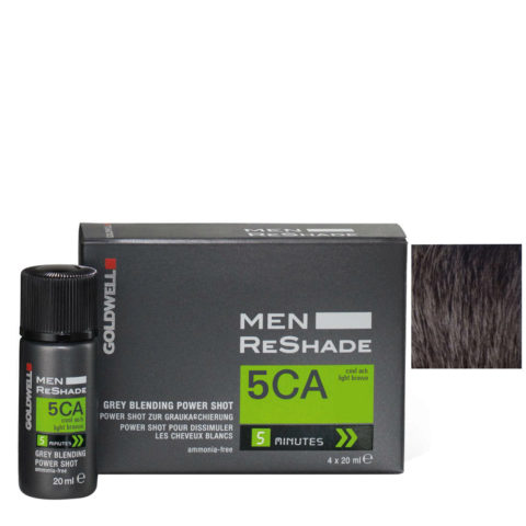 Color Men Reshade 5CA Cenere Fredda Castano Chiaro 4x20ml - tinta uomo