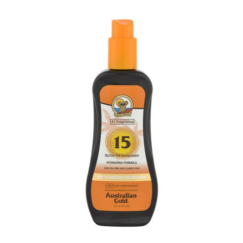 Australian Gold SPF15 Spray Oil Sunscreen 237ml - spray protezione solare