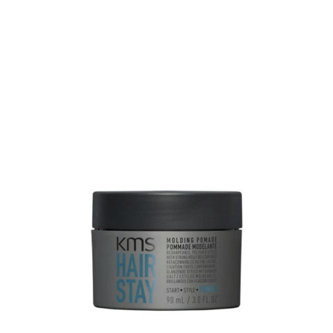 KMS Hair Stay Molding Pomade Hair Oil 90ml - olio per stili curati con tenuta forte