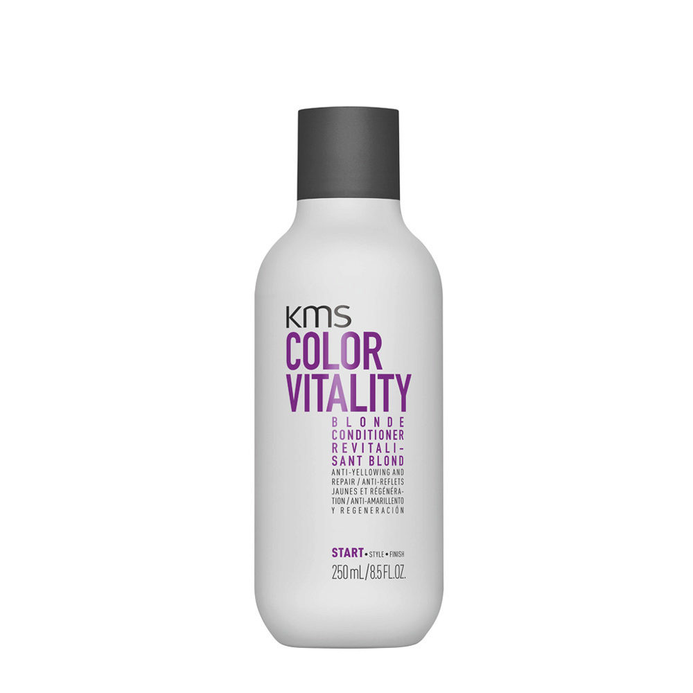 KMS Color Vitality Blonde Conditioner 250ml - conditioner per capelli biondi naturali, schiariti o con colpi di sole