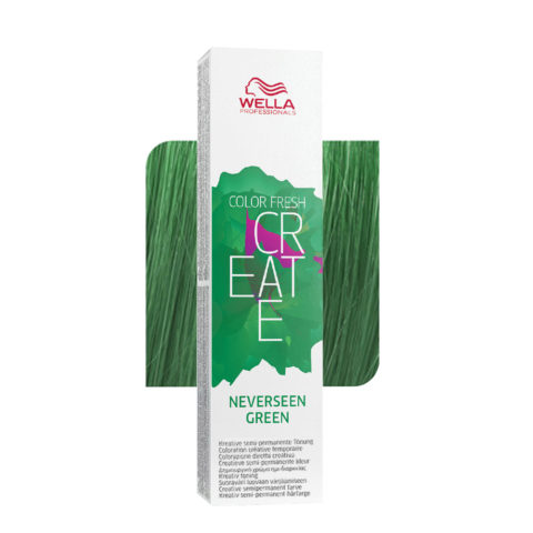 Wella Color Fresh Create Neverseen Green 60ml - colore diretto semi-permanente