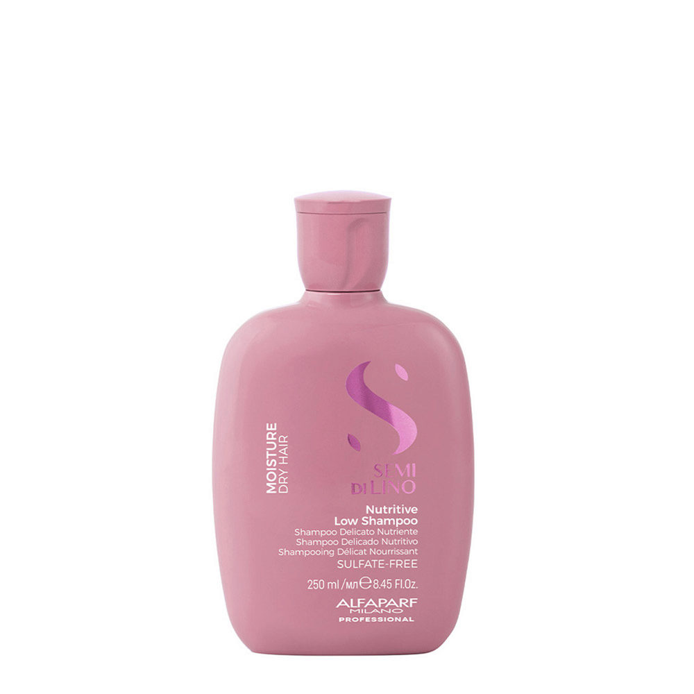 Alfaparf Milano Semi Di Lino Moisture Nutritive Low Shampoo 250ml - shampoo  delicato nutriente per capelli secchi