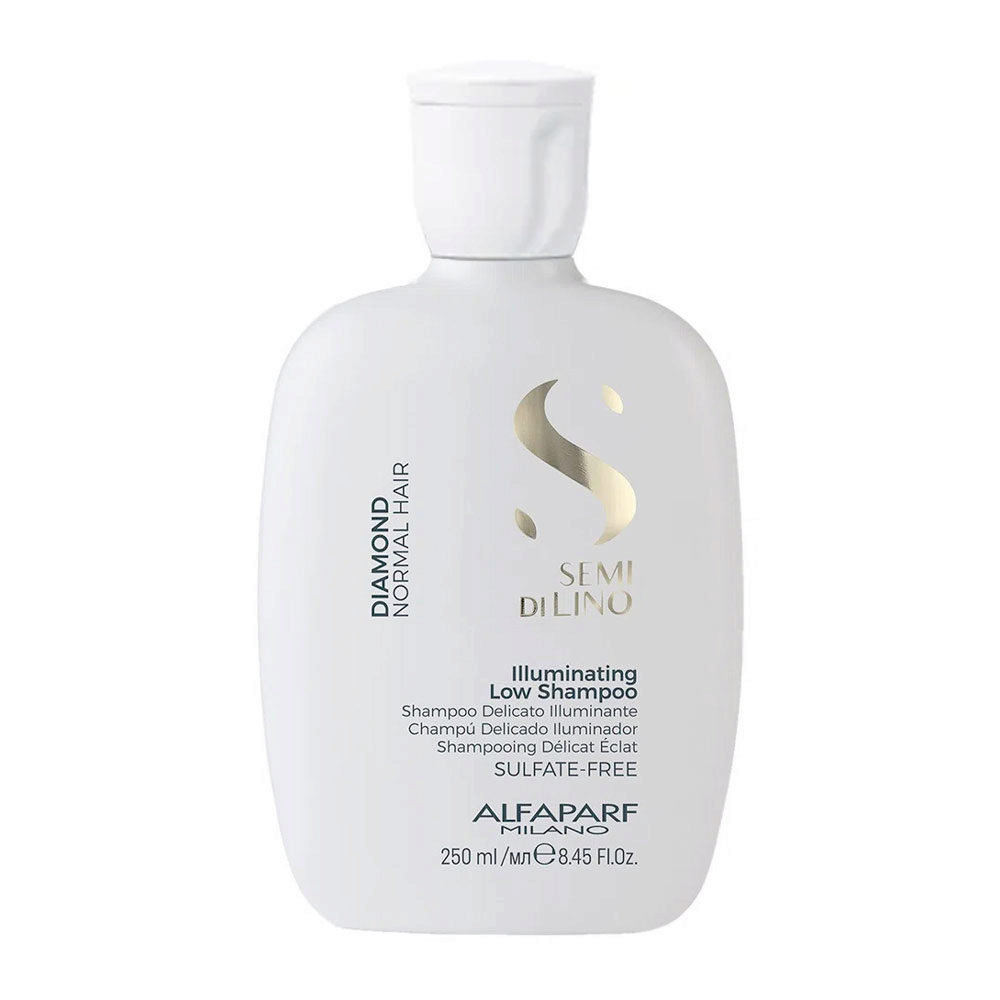 Alfaparf Milano Semi Di Lino Diamond Illuminating Low Shampoo 250ml - shampoo delicato illuminante per capelli normali