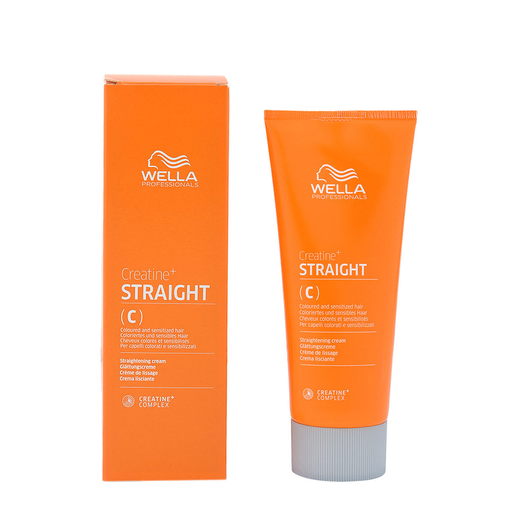 Wella Creatine+ Straight C/S 200ml - crema lisciante capelli colorati e sensibilizzati