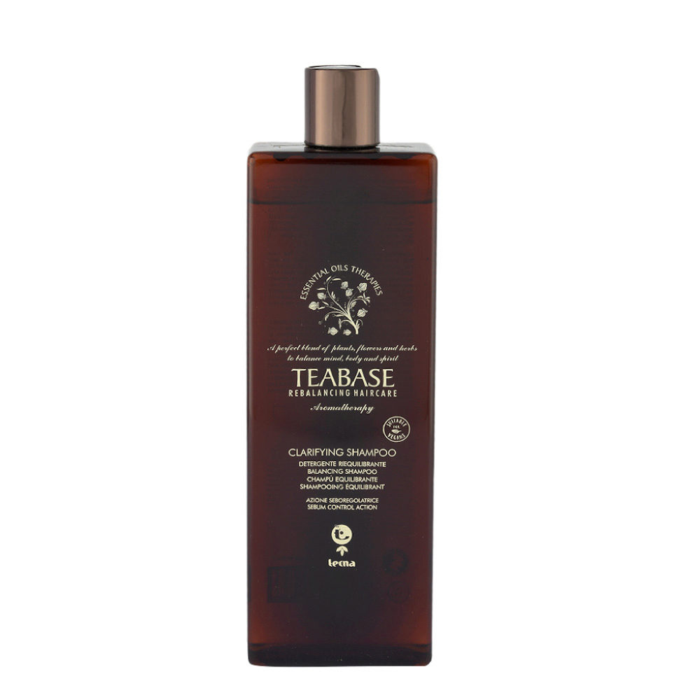 Tecna Teabase Aromatherapy Clarifying Shampoo 500ml - shampoo purificante per cute grassa