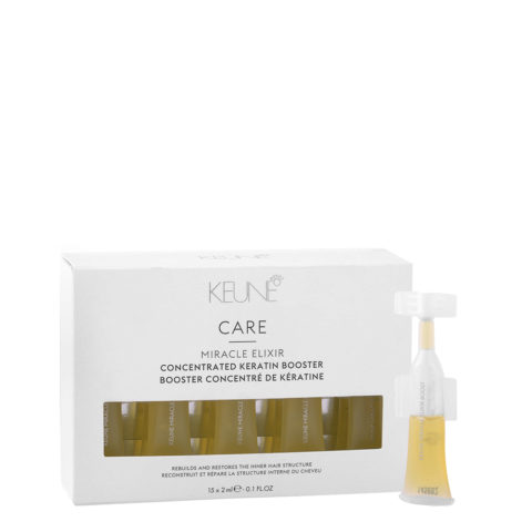 Care Line Miracle Elixir Booster 15x2ml - fiale anticrespo alla cheratina