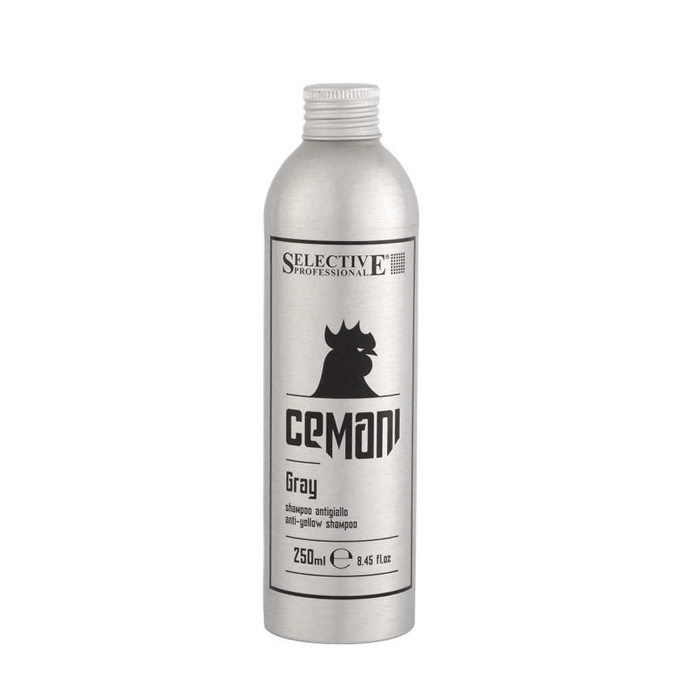 Selective Professional Cemani Gray Shampoo 250ml - shampoo antigiallo per capelli grigi /bianchi