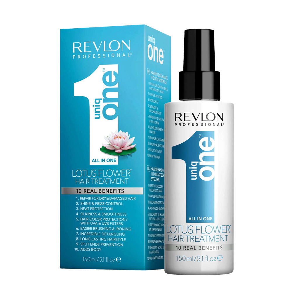 Uniq one All in one hair treatment Spray 150ml - spray 10 in 1 fiore di loto