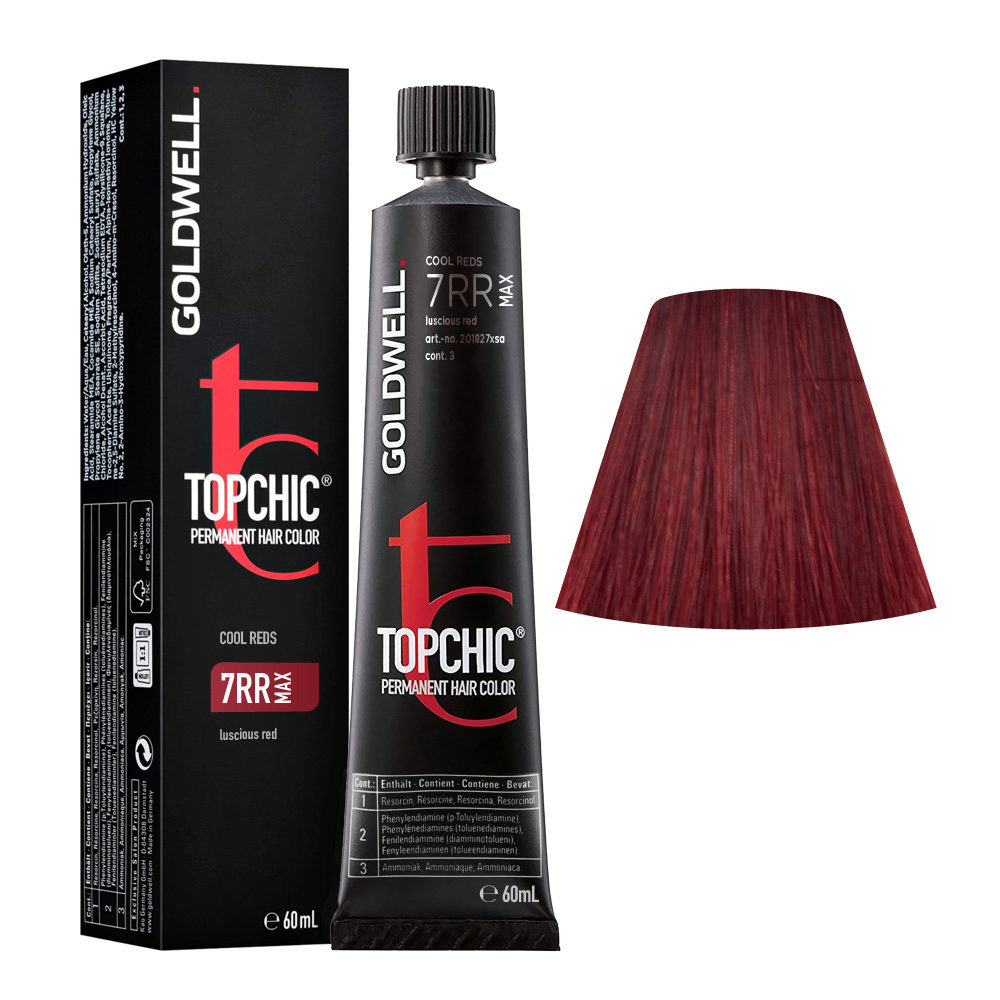 7RR MAX Rosso sensuale Goldwell Topchic Cool reds tb 60ml