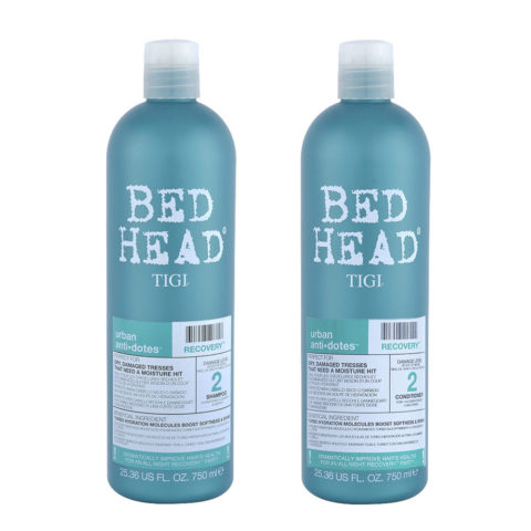 Urban Antidotes Kit Recovery Shampoo 750ml Balsamo Capelli Rovinati 750ml