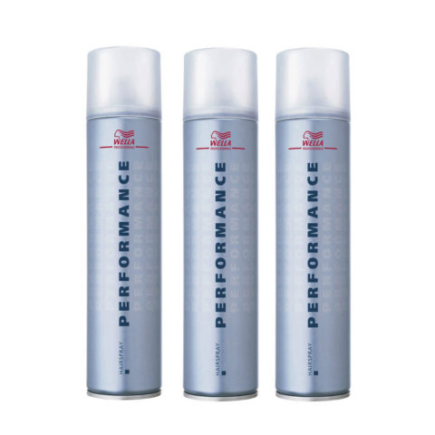 Wella Performance Hairspray 500ml - lacca kit 3 pezzi