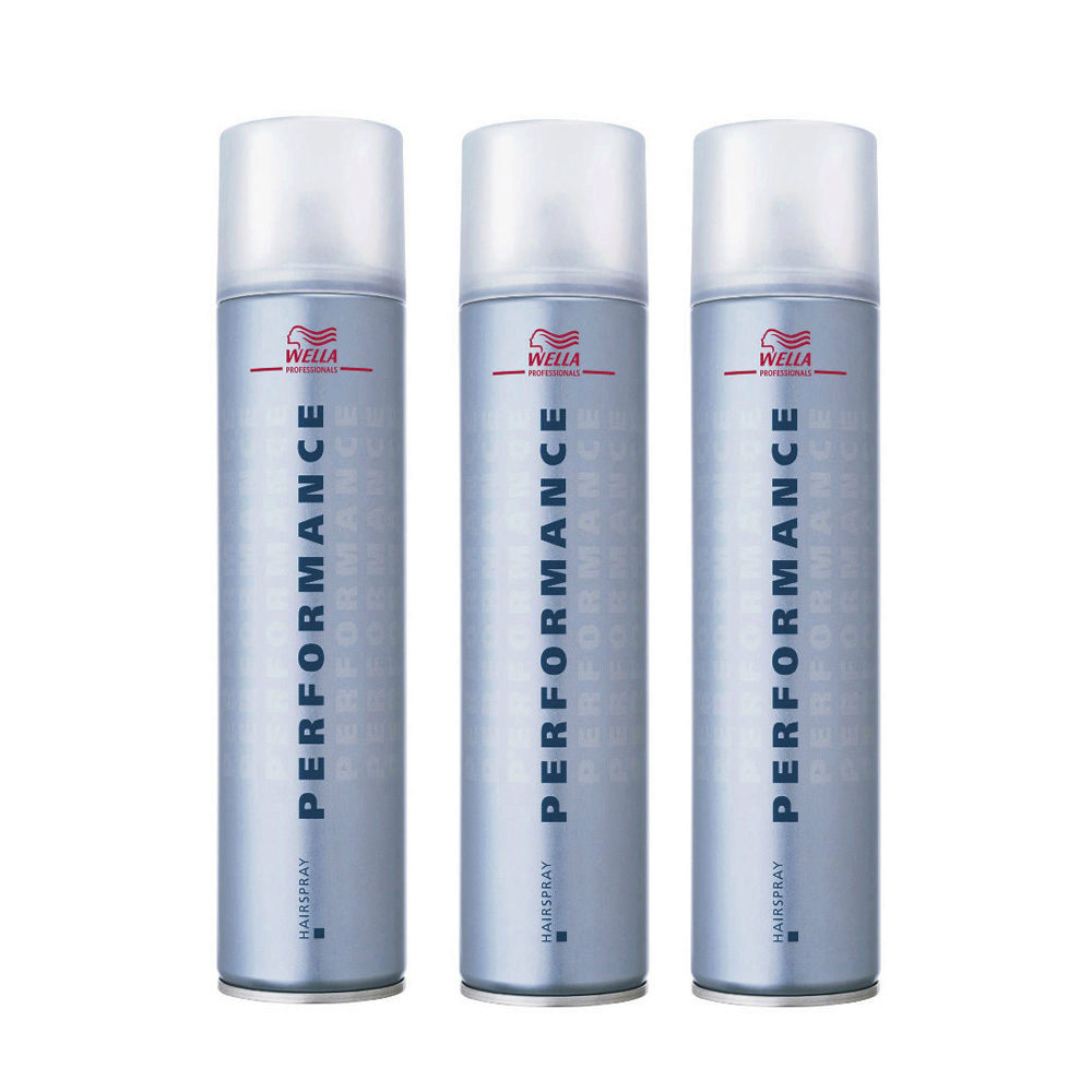 Wella Performance Hairspray 500ml - lacca kit 3 pezzi
