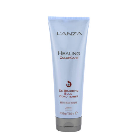 L'Anza Healing Colorcare De Brassing Blue Conditioner 250ml - balsamo antigiallo