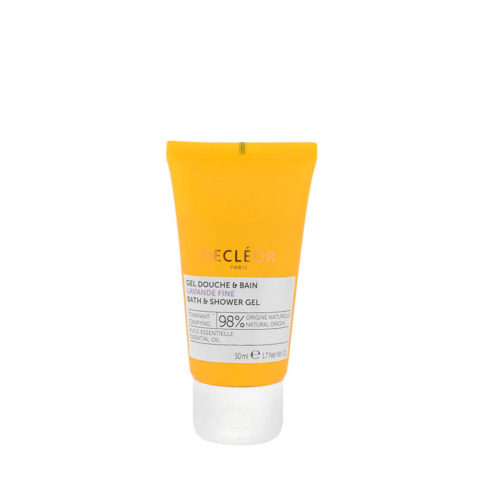 Decléor Shower Gel Douche & Bain Lavande fine 50ml - gel doccia lavanda