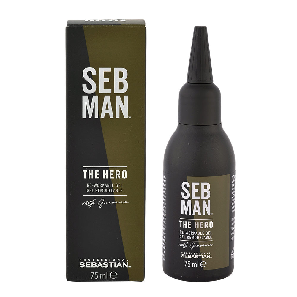 Sebastian Man The Hero Re Workable Gel 75ml - gel tenuta forte