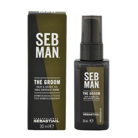 Man The Groom 30ml - olio per barba e capelli