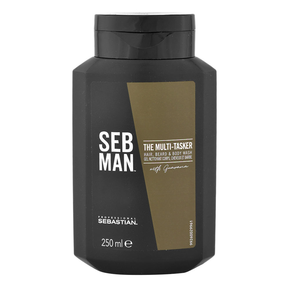 Sebastian Man The Multitasker 250ml - shampoo capelli, barba e corpo
