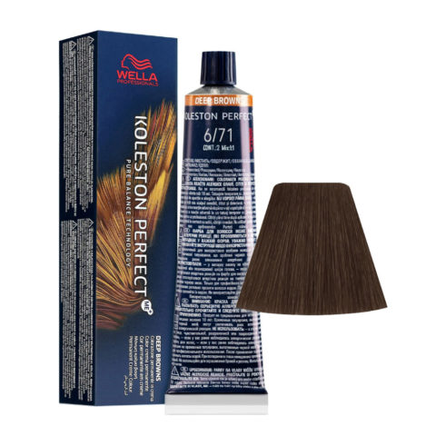 Koleston perfect Me+ Deep Browns 6/71 Biondo Scuro Sabbia Cenere 60ml  - colorazione permanente