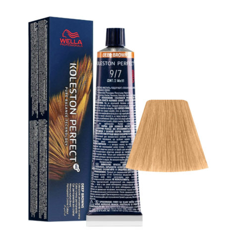 Wella Koleston Perfect Me+ Deep Browns 9/7 Biondo Chiarissimo Sabbia 60ml - colorazione permanente