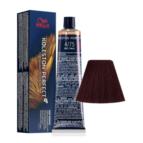 Koleston Perfect Me+ Deep Browns 4/75 Castano Medio Sabbia Mogano 60ml  - colorazione permanente