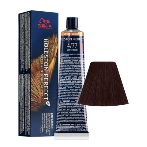 Koleston Perfect Me+ Deep Browns 4/77 Castano Medio Sabbia Intenso 60ml  - colorazione permanente